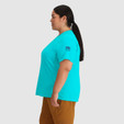 Outdoor Research Freewheel Short Sleeve Jersey Plus - Women's - Cortez - on model