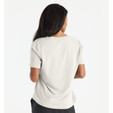 Free Fly Bamboo Heritage V-Neck Tee - Women's - Whitecap - back